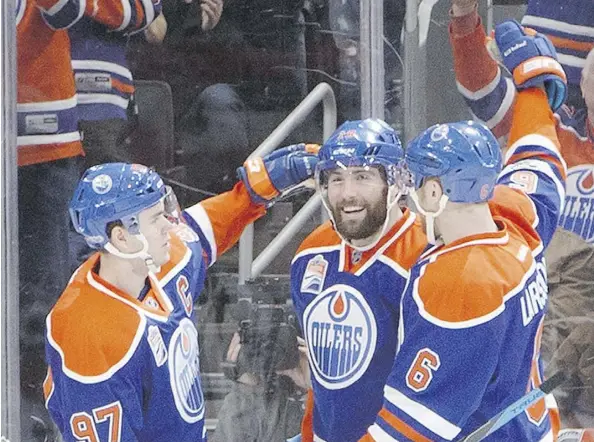  ??  ?? Eighteen of the 20 goals scored by Oilers forward Patrick Maroon this season have come even-strength.