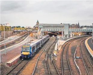  ?? Picture: Steve MacDougall. ?? Our rail systems could be the key to our future if we keep them in good condition.