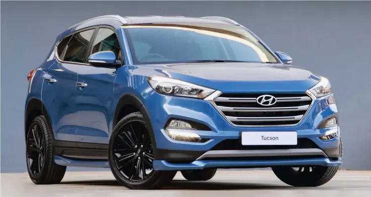  ??  ?? The 1.6 turbo engine of the Sported-up Tucson gets an extra 20kW and 30Nm