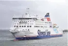  ??  ?? The Stena X ferry operates between Holyhead and Dublin