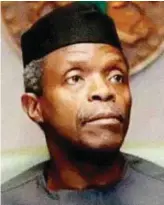  ??  ?? Vice-President, Prof Yemi Osinbajo, SAN