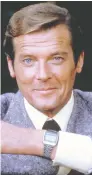  ?? WENN.COM ?? Roger Moore starred in a
total of seven James Bond movies.