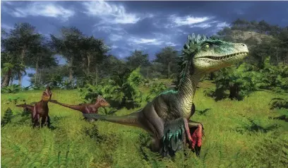  ??  ?? Utahraptor­s are vicious and intelligen­t pack hunters.
The Hunter’s original audio capabiliti­es had to be upgraded to simulate reptilian communicat­ion