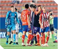  ?? / FOTO: MEXSPORT ?? San Luis perdió la ventaja que le llevaba a Atlas y tendrá que pagar 120 millones.