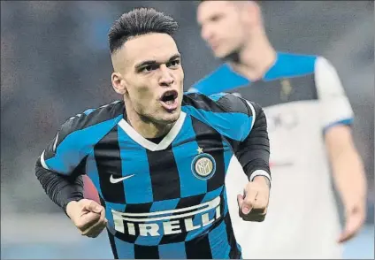  ?? FOTO: GETTY ?? Goleador, joven y de primer nivel
Lautaro Martínez cumple con el perfil que busca el Barça para el puesto de delantero centro