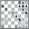  ??  ?? POSITION AFTER 24.KH124...Ng3+! 25.fxg3 Qxg3 26.Qe5