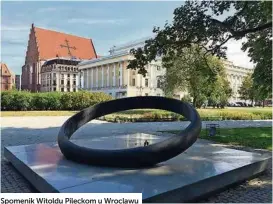  ?? ?? Spomenik Witoldu Pileckom u Wroclawu