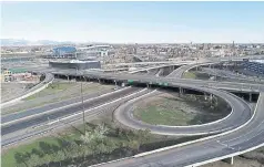  ?? Hyoung Chang, The Denver Post ?? Few vehicles are on the road at the Interstate 25 exit ramp to Colfax Avenue in Denver on March 29.