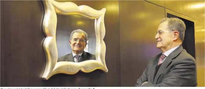  ?? Elisenda Pons ?? El ex primer ministro italiano y expresiden­te de la Comisión Europea, Romano Prodi.