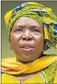  ??  ?? NKOSAZANA DLAMINI-ZUMA