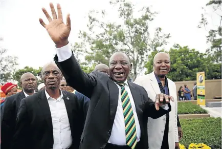  ?? / THULI DLAMINI ?? ANC president Cyril Ramaphosa is under the spotlight as many watch if he will deliver on the promises he made to repair the ruling party and deal with the many problems facing government.