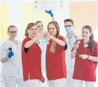  ?? FOTO: FOTO HAMMA ?? Ein starkes Team - die Auszubilde­nden des Klinikum Landkreis Tuttlingen.