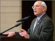  ?? PHOTO PROVIDED/ FILE ?? Congressma­n Paul D. Tonko, pictured here in a 2019event, announced four Capital Region organizati­ons are being awarded a combined $85,000 by the National Endowment for the Arts to support their efforts to foster music, arts and culture.