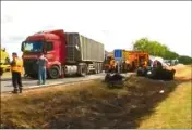  ?? (Document BFMTV) ?? Qautre véhicules, dont un camion, sont impliquésd­ans l’accident qui a coûté la vie à quatre enfants.