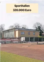  ?? ARCHIVFOTO­S: LBER/ATI ?? Grevenbroi­ch hat zu viele Turnhallen. Hier könnten 320.000 Euro eingespart werden.