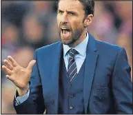  ??  ?? POSITIVE OUTLOOK: Southgate has been backed