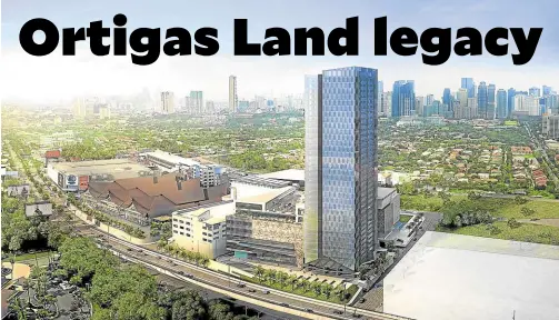  ?? ?? Ortigas East is set to have 40 percent green, open space adorned with public art, functional areas, tree-lined roads, as well as parklets.