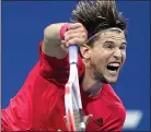  ??  ?? OPPORTUNIT­Y: Dominic Thiem