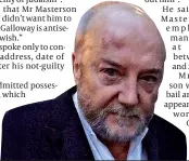  ??  ?? A bruised George Galloway after the attack