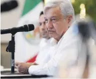  ?? EFE | José Méndez ?? López Obrador ha mostrado su intención de construir un canal seco que una los dos océanos.