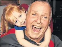  ?? CONTRIBUTE­D ?? “They had a special bond” Bernadette said of her father Bernie McKeough and her daughter Lily.
