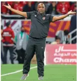  ?? ?? Outspoken…Al Ahly’s South African coach Pitso Mosimane criticised the organisers