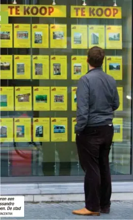  ?? Foto CONCENTRA ?? Een eigen woning lijkt voor veel jongeren een moeilijk haalbare droom. Daar wil Alessandro Cucchiara met dit voorstel iets aan doen. De stad onderzoekt het idee nog verder.