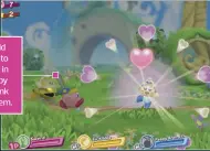  ??  ?? You can add characters to your squad in Star Allies by throwing pink hearts at them.