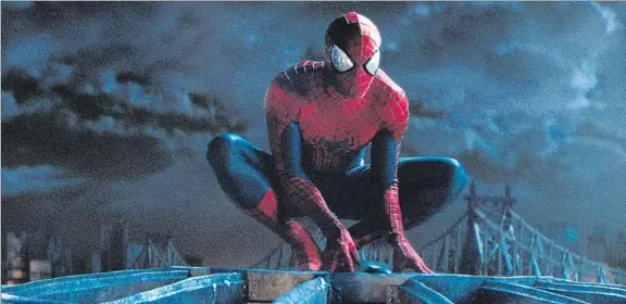  ??  ?? THE UPCOMING “Spider-Man” reboot won’t feature Andrew Garfield, shown in 2014’s “The Amazing Spider-Man 2,” but rather will take a coming-of-age turn.