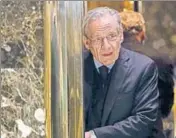  ?? AFP FILE ?? Bob Woodward arrives for a meeting with US President Donald Trump at Trump Tower in 2017.