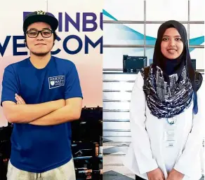  ??  ?? Lum (left) is a Bachelor (Hons) Business Administra­tion student while Raudzah is a BEng (Hons) Petroleum Engineerin­g student at Heriot-Watt University Malaysia.