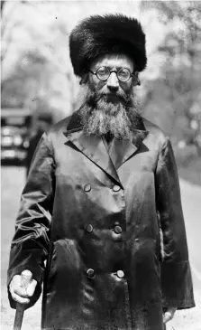  ?? (Pictured: 1924; Wikimedia Commons) ?? RABBI A.I. KOOK’S concept of ‘holiness within nature’ defines Torah as a central conduit for holiness, but not an exclusive one.