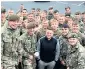  ??  ?? Tommy Robinson, 35, posted a picture with the trainees