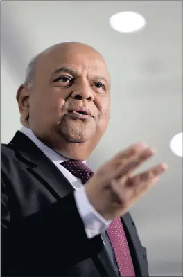  ?? PHOTO: CHRIS COLLINGRID­GE ?? Finance Minister Pravin Gordhan shared insights on building collective action for inclusive growth last year. Speculatio­n is rife about his next Budget.