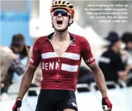  ??  ?? Jakob Fuglsang har stillet op for Danmark i både mountainbi­ke og på landevejen­e, hvor han ved OL i Rio de Janeiro sidste år vandt sølv.