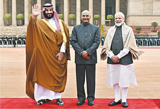  ??  ?? We want Indian companies to become strategic partners in Saudi Arabia’s march to realize Vision 2030.