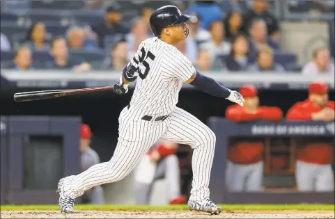  ?? Jim McIsaac / Getty Images ?? The Yankees’ Gleyber Torres hit a teamhigh 38 home runs this season.