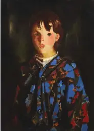  ??  ?? Robert Henri (1865-1929), Dark Bridget Lavelle, 1928. Oil on canvas, 28 x 20 in. Courtesy Debra Force Fine Art.
