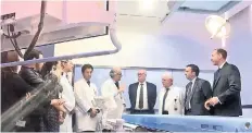  ??  ?? La nueva sala de Hemodinami­a del Instituto Nacional de Cardiologí­a cuenta con herramient­as únicas, según dijo el secretario de Salud, José Narro Robles.