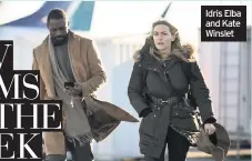  ??  ?? Idris Elba and Kate Winslet