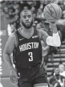  ?? Yi-Chin Lee / Staff photograph­er ?? With a declining Chris Paul still owed $124 million, the Spurs ultimately came out ahead by whiffing on him in 2017.