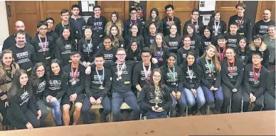  ??  ?? Staten Island Technical High School fields successful teams in the Science Olympiad competitio­n.