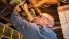  ?? JARRETT FORD ?? An attic furnace needs an enclosed, insulated space, says Bryan Baeumler.