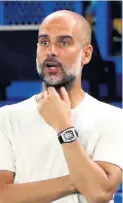  ??  ?? City manager Pep Guardiola