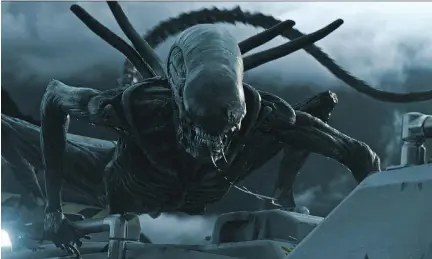  ?? PHOTOS: 20TH CENTURY FOX ?? There’s no shortage of hungry extraterre­strials in Alien: Covenant, the sci-fi franchise’s newest prequel.
