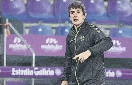  ?? FOTO: EFE ?? Pacheta alabó al Real Madrid, pero está convencido del potencial del Huesca