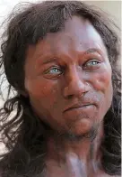  ??  ?? The reconstruc­ted Cheddar Man