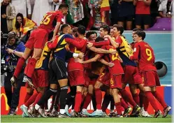  ?? ?? La selección española llega al último partido como líder de grupo.