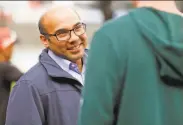  ?? Scott Strazzante / The Chronicle ?? Farhan Zaidi, president of baseball operations for the Giants, has two key openings: manager and GM.