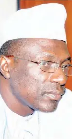  ??  ?? Senator Ahmed Makarfi